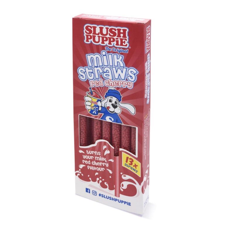 SLUSH PUPPiE - Milk Straws - Red Cherry